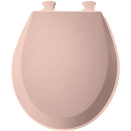 Church Seat Church Seat 500EC 063 14.375 in.W Lift-Off Round Closed Front Toilet Seat in Venetian Pink 500EC 063